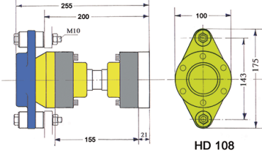 Model HD142  A-flex homokinetische aandrijfset * - Zusatzbild 1