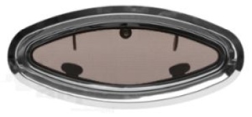 Aufklappbares Bullauge NIRO, 216 x 472 mm