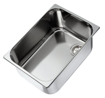 NIRO Spülle, rechteckig, Außenmaß 320x260mm, Tiefe 150