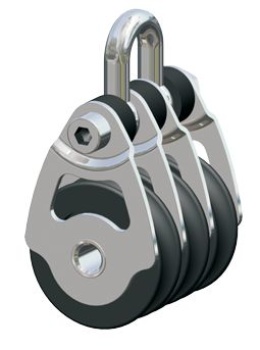 Antal Niro 316 Mini Blöcke Serie 34x6, Kugelgelagert, Triple Blöcke