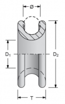 Antal Aluminium Low Friction Ringe, D1=10mm, D2=25mm, Ø - Zusatzbild 1