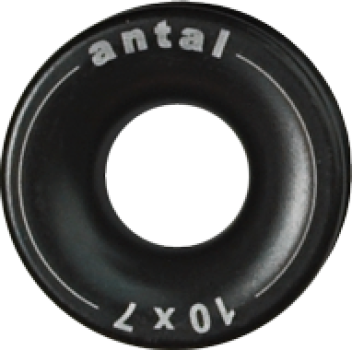 Antal Aluminium Low Friction Ringe, D1=10mm, D2=25mm, Ø