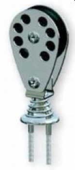 Antal NIRO 316 Blöcke Serie 65, kugelgelagert, U-Bolt B