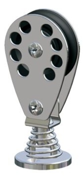 Antal NIRO 316 Blöcke Serie 65, kugelgelagert, Pad-Eye
