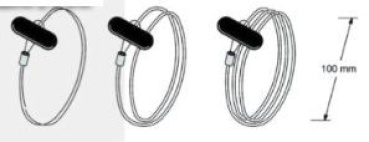 Antal Dyneema Snap Loop, Type Triple, Ø=5mm, L=700mm, A