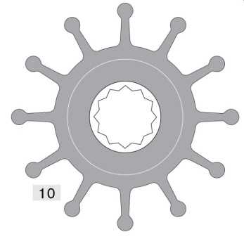Johnson Pump Impeller 1027B-1