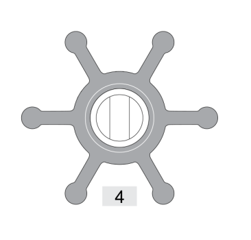 Johnson Pump Impeller 806B-1