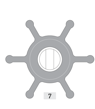 Johnson Pump Impeller 810B-1