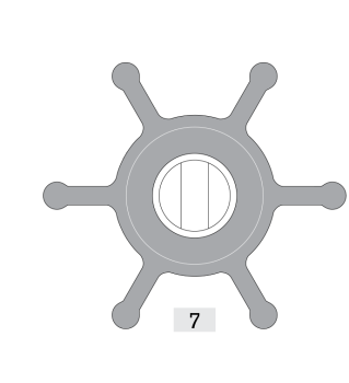 Johnson Pump Impeller 810B-9