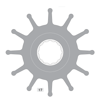 Johnson Pump Impeller 814B