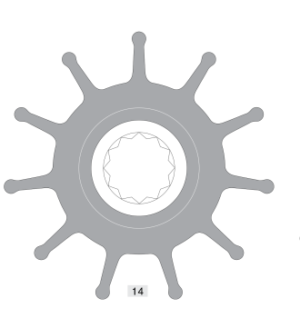 Johnson Pump Impeller 819B