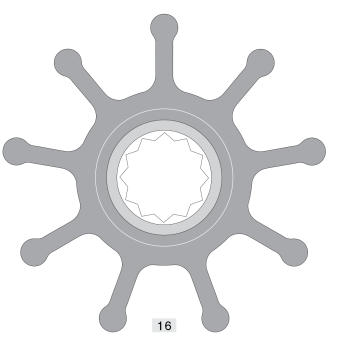 Johnson Pump Impeller 820B