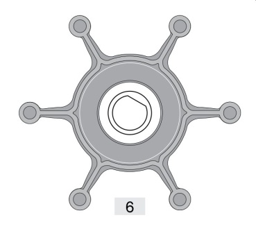 Johnson Pump Impeller 824P-9