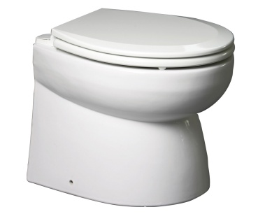 Johnson Pump AquaT Silent Premium-Electric Toilette, Niedriges Modell, 24 V 10A