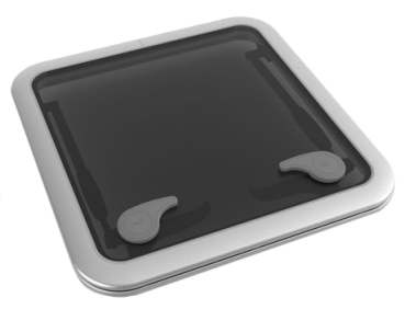 Goïot Aluminium Luken Modell Opal 50, Satin, Abm. 561x4