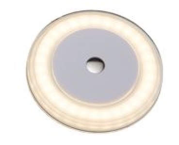 LED-Deckenleuchte Aluminium, Kunststoff mit dimmbarem Touch-Schalter Ø74 mm