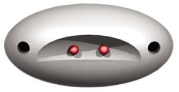 LED-Orientierungsleuchte, Aluminium Gehäuse, Aufbau, 1