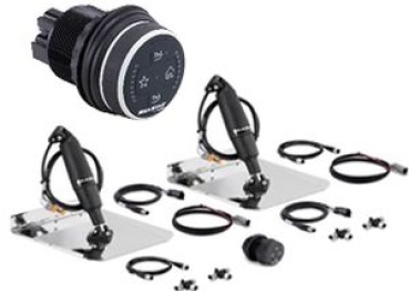 Seastar Satz, 2.25" Schlag 11.5" Optimus Adaptive Aktuator Und Controller, 9"X12" Standardplatten