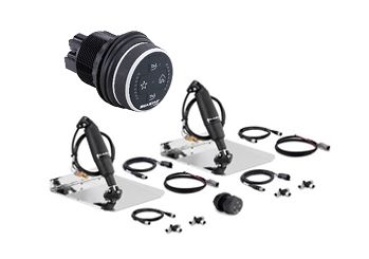 Seastar Satz, 2.25" Schlag 11.5" Optimus Adaptive Aktuator Und Controller, 12"X9" Eckmontageplatten