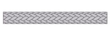 Liros Porto silber 14mm per m