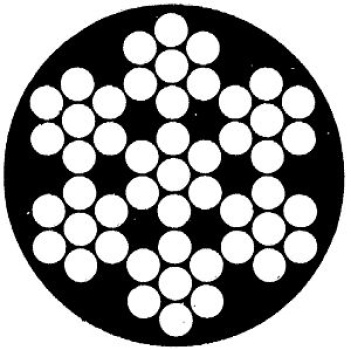 §RELINGDRAHT 7X7 PVC WEISS 7MM