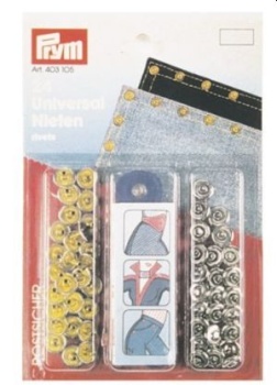 Nieten mit Werkzeug (24 Stück)