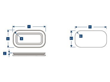 Lewmar® Bullaugen Portlight aus Edelstahl, fest (0)
