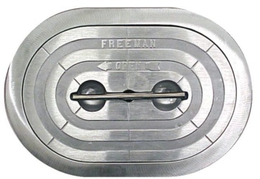 Dichtungen Oval für Luken von Freeman, Stahl 488x665mm