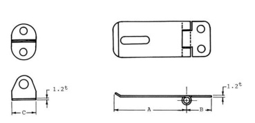 UEBERWURF-VERSCHLUSS 22.5X47.5MM