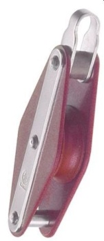 Blöcke 1-scheibig mit Bügel und Hundsfott 43mm