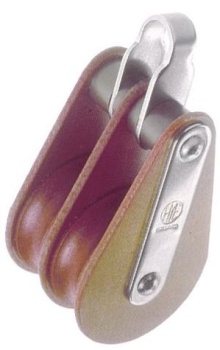 Blöcke 2-scheibig mit Bügel 50mm