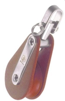 Blöcke 1-scheibig mit Wirbel 50mm