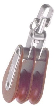 Blöcke 2-scheibig mit Wirbel 63mm