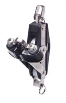 Violinblock mit Wirbel, HF und Klemme, 59 + 30 mm