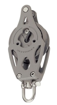 Lewmar® Synchro Control Einfachblock 1-scheibig mit Ratsche und Hundsfott