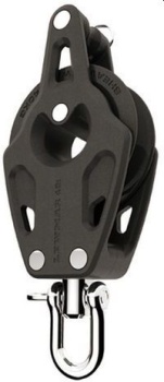 Lewmar® Synchro Control Einfachblock 1-scheibig mit Hundsfott