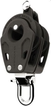 Lewmar® Synchro Control Doppelblock 2-scheibig mit Hundsfott