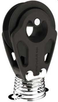 Lewmar® Synchro Control Einfachblock 1-scheibig mit Upstand