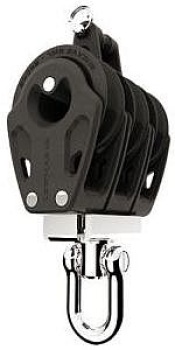 Lewmar® Synchro Control Dreifachblock 3-scheibig mit Hundsfott