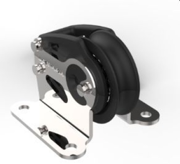 Lewmar® Synchro Control Leitblock senkrecht 1-scheibig