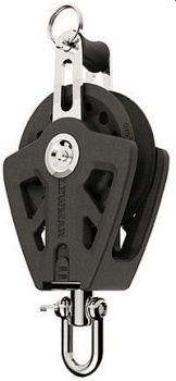 Lewmar® Synchro Einfachblock 1-scheibig mit Hundsfott