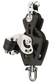 Lewmar® Synchro Violinblock mit Klemme und Hundsfott