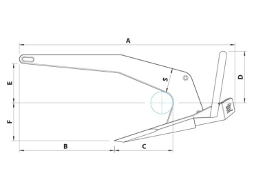 Rocna Anker mk2 verzinkt 40kg