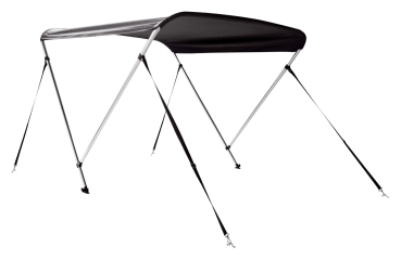 Bimini Top Deluxe 2-Arm 152x110-130x117cm schwarz