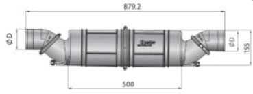 Vetus Kunststoff Wassersammler Ø60, NLPH60