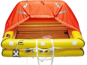 Rettungsinsel TRANSOCEAN für 6 Personen Tasche, Versorgungspaket