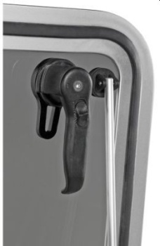 Decksluke aus Aluminium/ Acryl 481 x 481mm