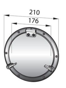 Bullaugen Typ PQ, Ø210/176 mm