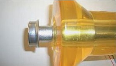 Stahlwelle für Kielrolle,  325 mm