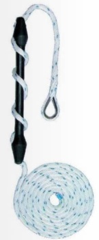 Leine mit Ruckdämpfer von Seilflechter 12mm 4m